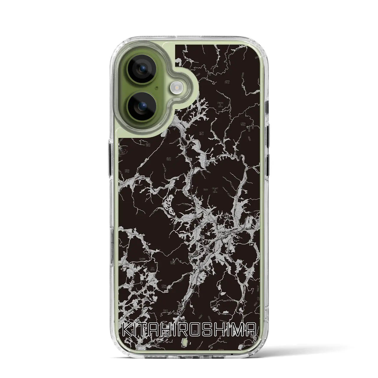 【北広島（広島県）】地図柄iPhoneケース（MagSafeタイプ）