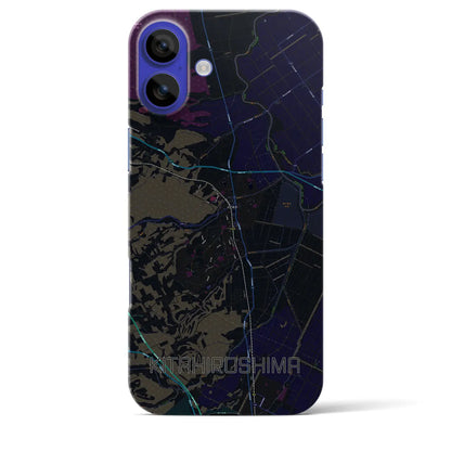 【北広島（北海道）】地図柄iPhoneケース（バックカバータイプ）