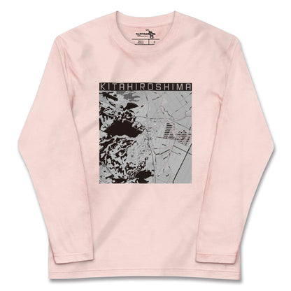 【北広島（北海道）】地図柄ロングスリーブTシャツ