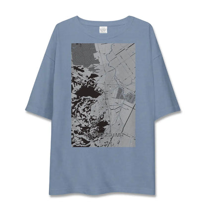 【北広島（北海道）】地図柄ビッグシルエットTシャツ