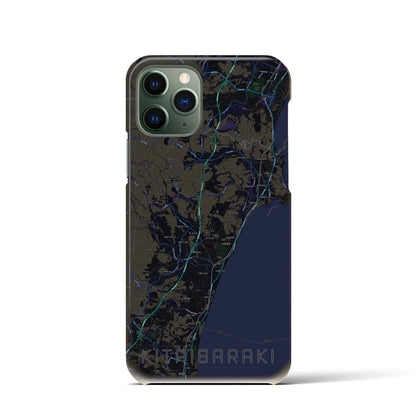 【北茨城（茨城県）】地図柄iPhoneケース（バックカバータイプ）