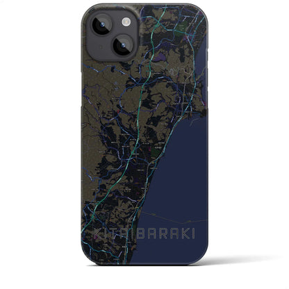 【北茨城（茨城県）】地図柄iPhoneケース（バックカバータイプ）