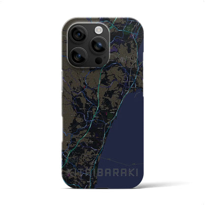 【北茨城（茨城県）】地図柄iPhoneケース（バックカバータイプ）