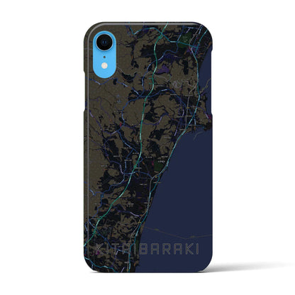 【北茨城（茨城県）】地図柄iPhoneケース（バックカバータイプ）