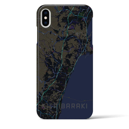 【北茨城（茨城県）】地図柄iPhoneケース（バックカバータイプ）