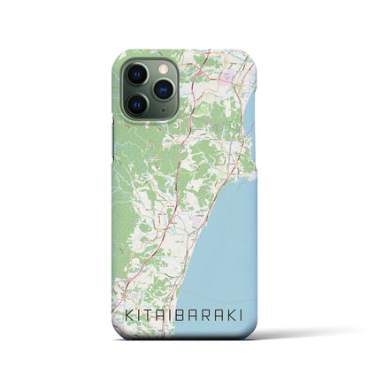 【北茨城（茨城県）】地図柄iPhoneケース（バックカバータイプ）