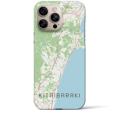 【北茨城（茨城県）】地図柄iPhoneケース（バックカバータイプ）