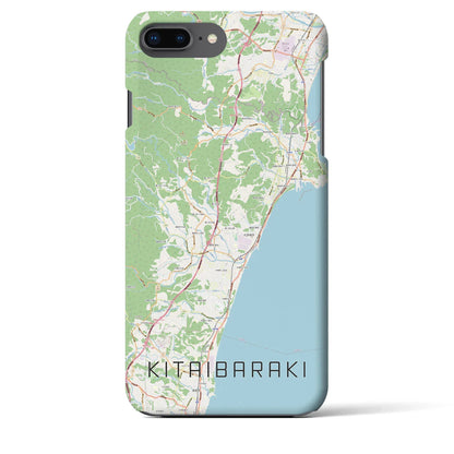 【北茨城（茨城県）】地図柄iPhoneケース（バックカバータイプ）