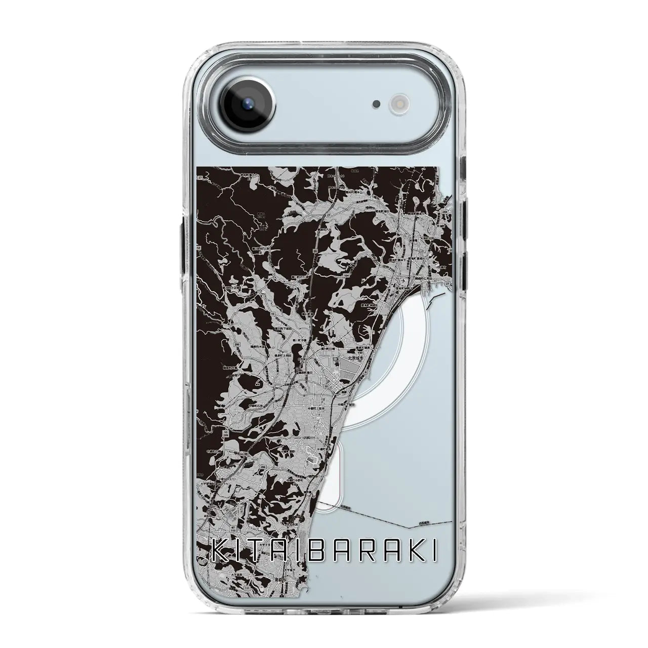 【北茨城（茨城県）】地図柄iPhoneケース（MagSafeタイプ）