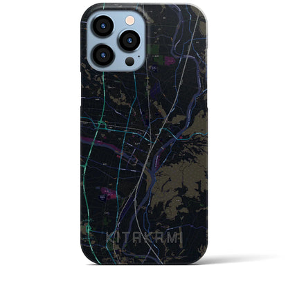 【北上（岩手県）】地図柄iPhoneケース（バックカバータイプ）