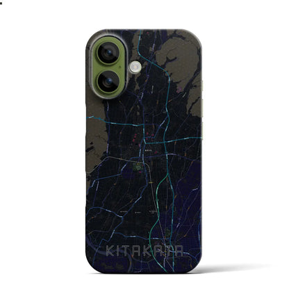 【喜多方（福島県）】地図柄iPhoneケース（バックカバータイプ）