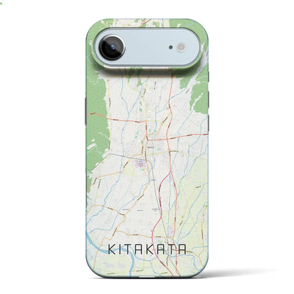【喜多方（福島県）】地図柄iPhoneケース（バックカバータイプ）
