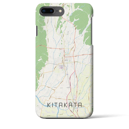 【喜多方（福島県）】地図柄iPhoneケース（バックカバータイプ）