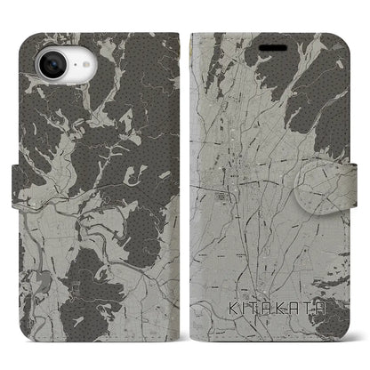 【喜多方（福島県）】地図柄iPhoneケース（手帳タイプ）