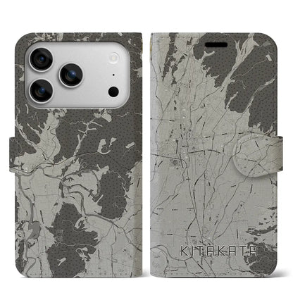 【喜多方（福島県）】地図柄iPhoneケース（手帳タイプ）