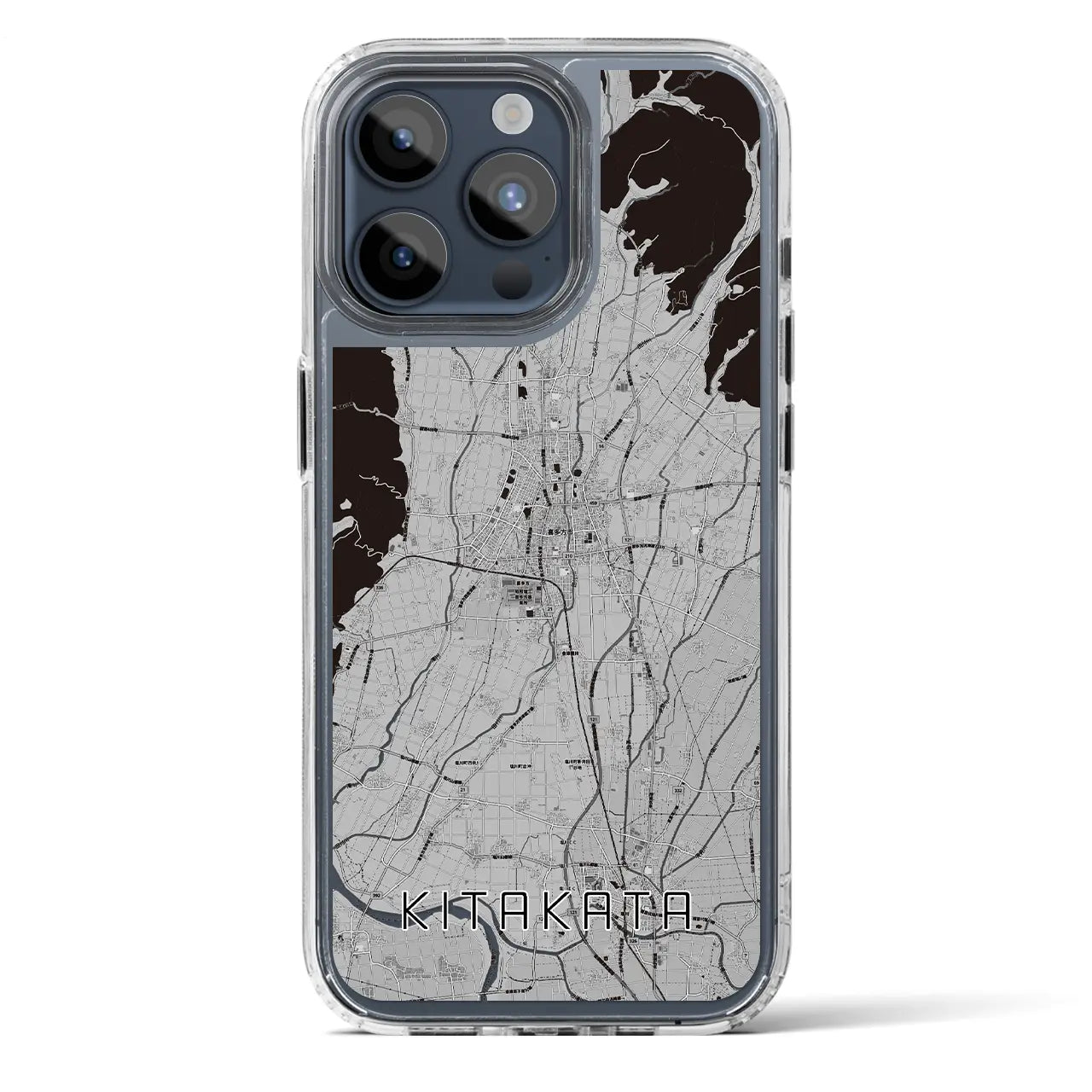 【喜多方（福島県）】地図柄iPhoneケース（MagSafeタイプ）