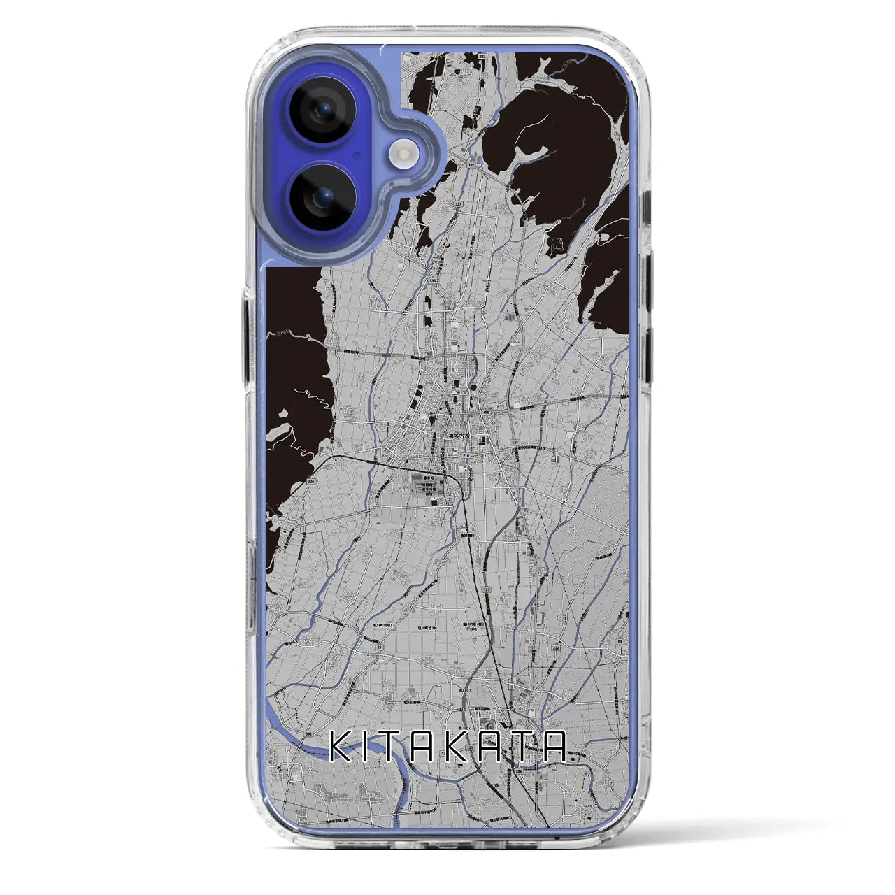 【喜多方（福島県）】地図柄iPhoneケース（MagSafeタイプ）