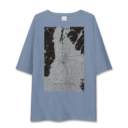 【喜多方（福島県）】地図柄ビッグシルエットTシャツ