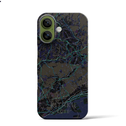 【北区（神戸市）】地図柄iPhoneケース（バックカバータイプ）