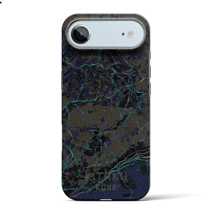 【北区（神戸市）】地図柄iPhoneケース（バックカバータイプ）