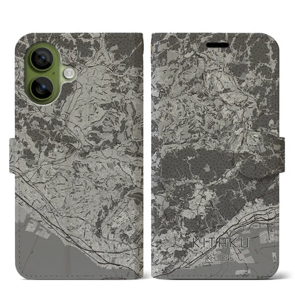 【北区（神戸市）】地図柄iPhoneケース（手帳タイプ）