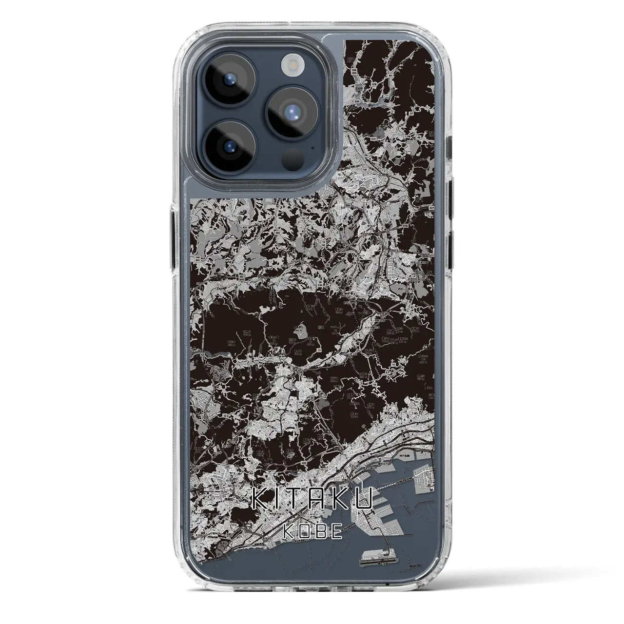 【北区（神戸市）】地図柄iPhoneケース（MagSafeタイプ）