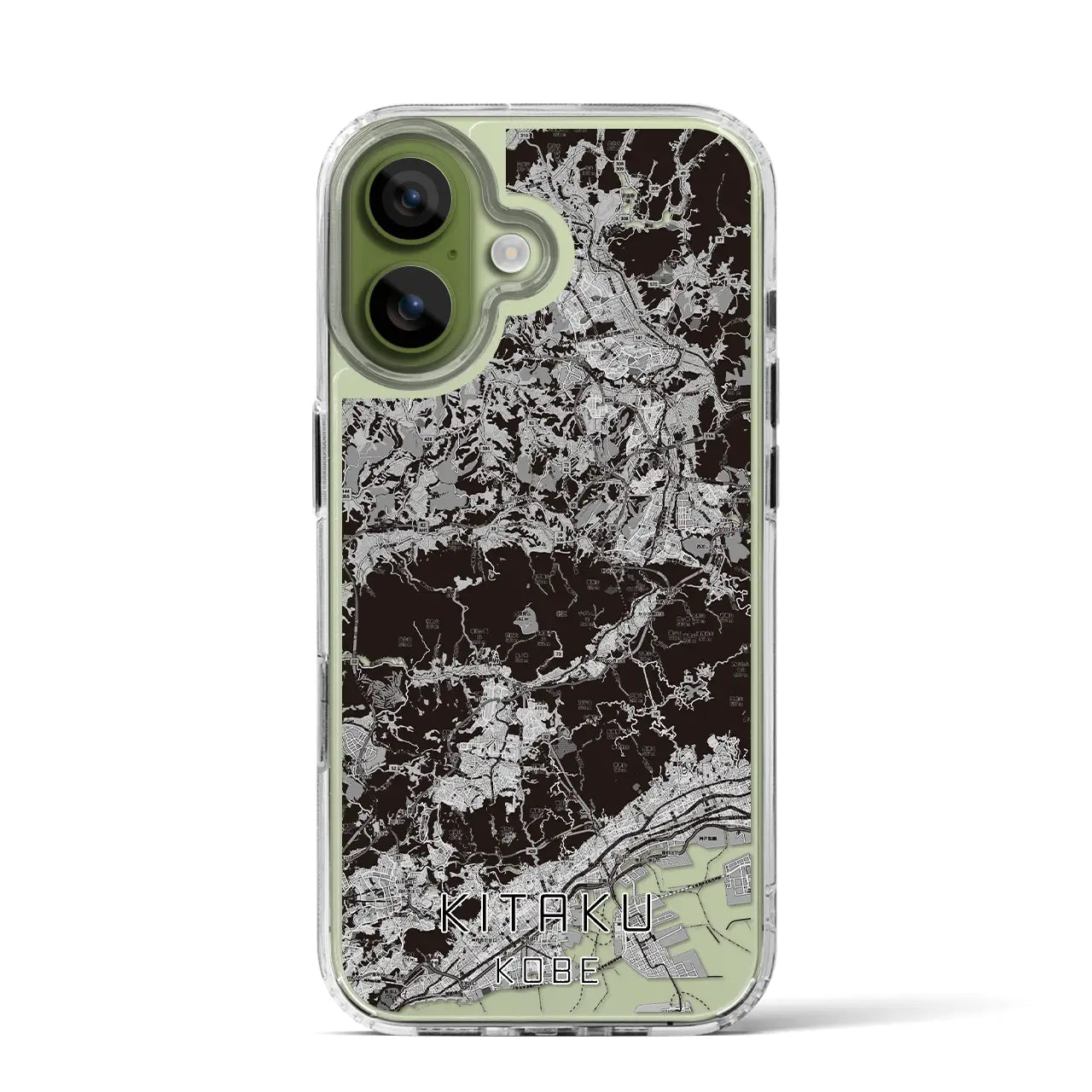 【北区（神戸市）】地図柄iPhoneケース（MagSafeタイプ）