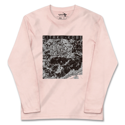 【北区（神戸市）（兵庫県）】地図柄ロングスリーブTシャツ