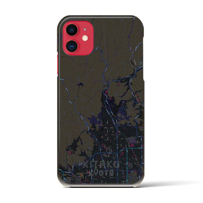 【北区（京都市）】地図柄iPhoneケース（バックカバータイプ）