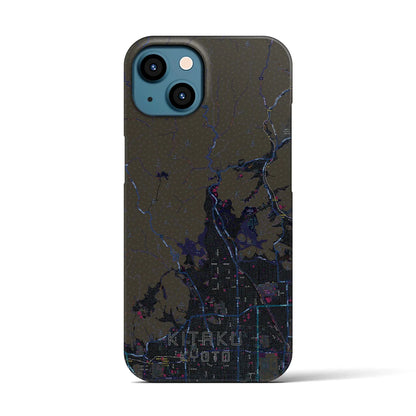 【北区（京都市）】地図柄iPhoneケース（バックカバータイプ）