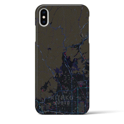 【北区（京都市）】地図柄iPhoneケース（バックカバータイプ）