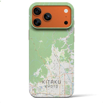 【北区（京都市）】地図柄iPhoneケース（バックカバータイプ）