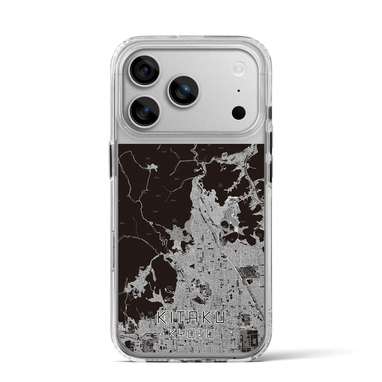 【北区（京都市）】地図柄iPhoneケース（MagSafeタイプ）