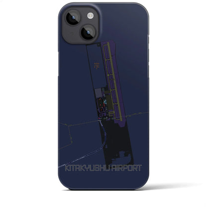 【北九州空港（福岡県）】地図柄iPhoneケース（バックカバータイプ）