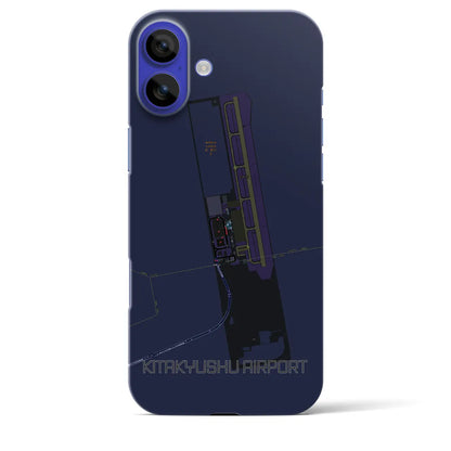 【北九州空港（福岡県）】地図柄iPhoneケース（バックカバータイプ）