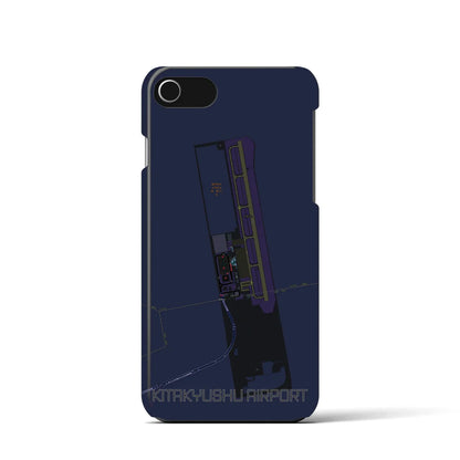 【北九州空港（福岡県）】地図柄iPhoneケース（バックカバータイプ）