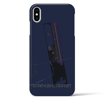 【北九州空港（福岡県）】地図柄iPhoneケース（バックカバータイプ）
