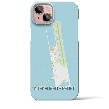 【北九州空港（福岡県）】地図柄iPhoneケース（バックカバータイプ）
