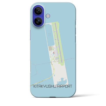 【北九州空港（福岡県）】地図柄iPhoneケース（バックカバータイプ）ナチュラル・iPhone 16 Pro Max 用