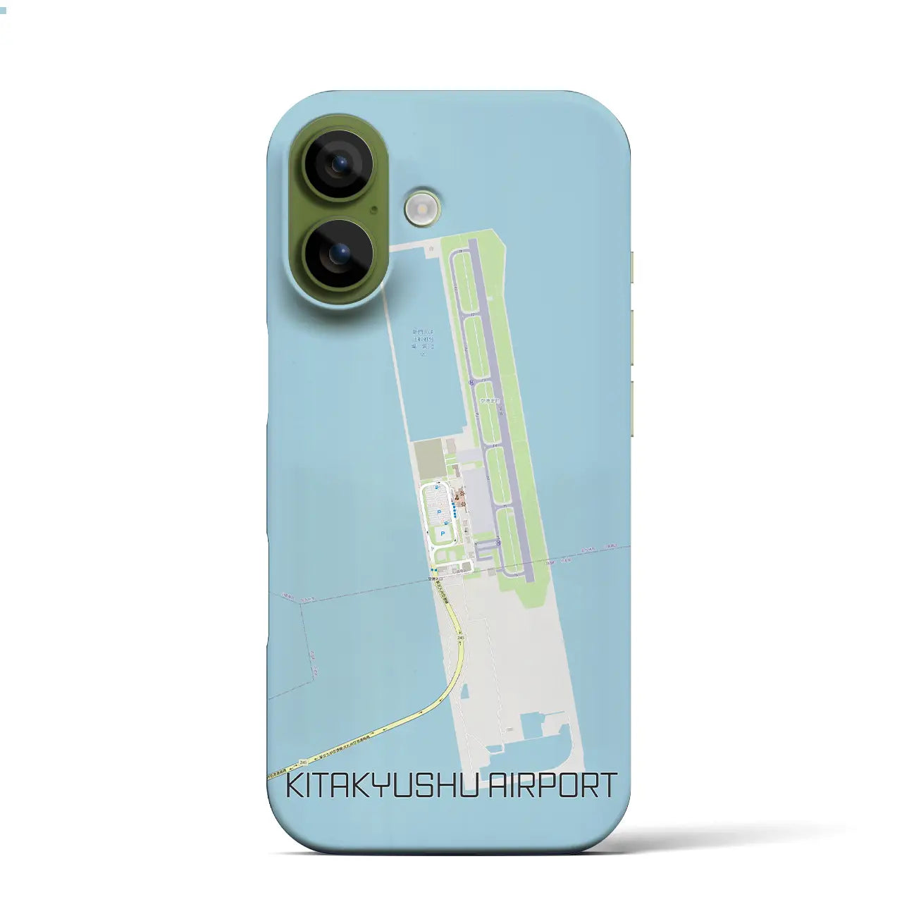 【北九州空港（福岡県）】地図柄iPhoneケース（バックカバータイプ）ナチュラル・iPhone 17 Pro Max 用