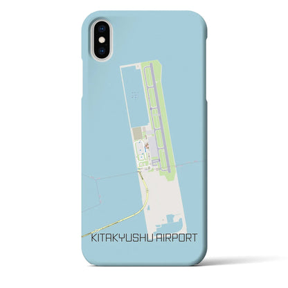 【北九州空港（福岡県）】地図柄iPhoneケース（バックカバータイプ）