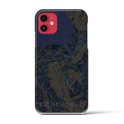 【北九州（福岡県）】地図柄iPhoneケース（バックカバータイプ）