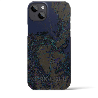 【北九州（福岡県）】地図柄iPhoneケース（バックカバータイプ）