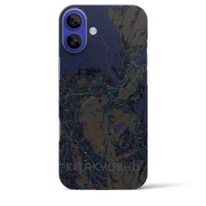 【北九州（福岡県）】地図柄iPhoneケース（バックカバータイプ）