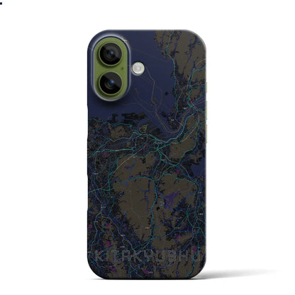 【北九州（福岡県）】地図柄iPhoneケース（バックカバータイプ）