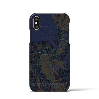 【北九州（福岡県）】地図柄iPhoneケース（バックカバータイプ）