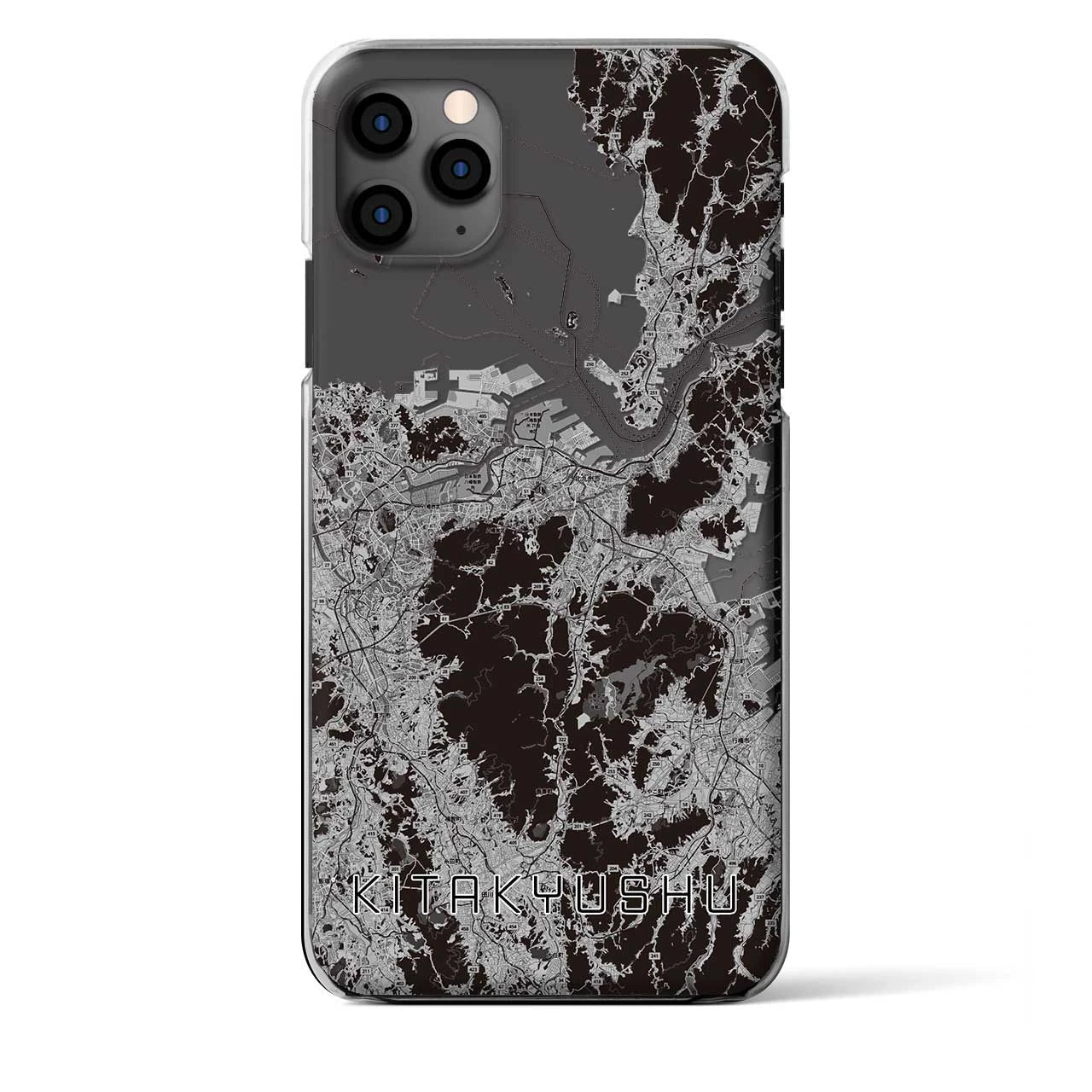 【北九州（福岡県）】地図柄iPhoneケース（クリアタイプ）
