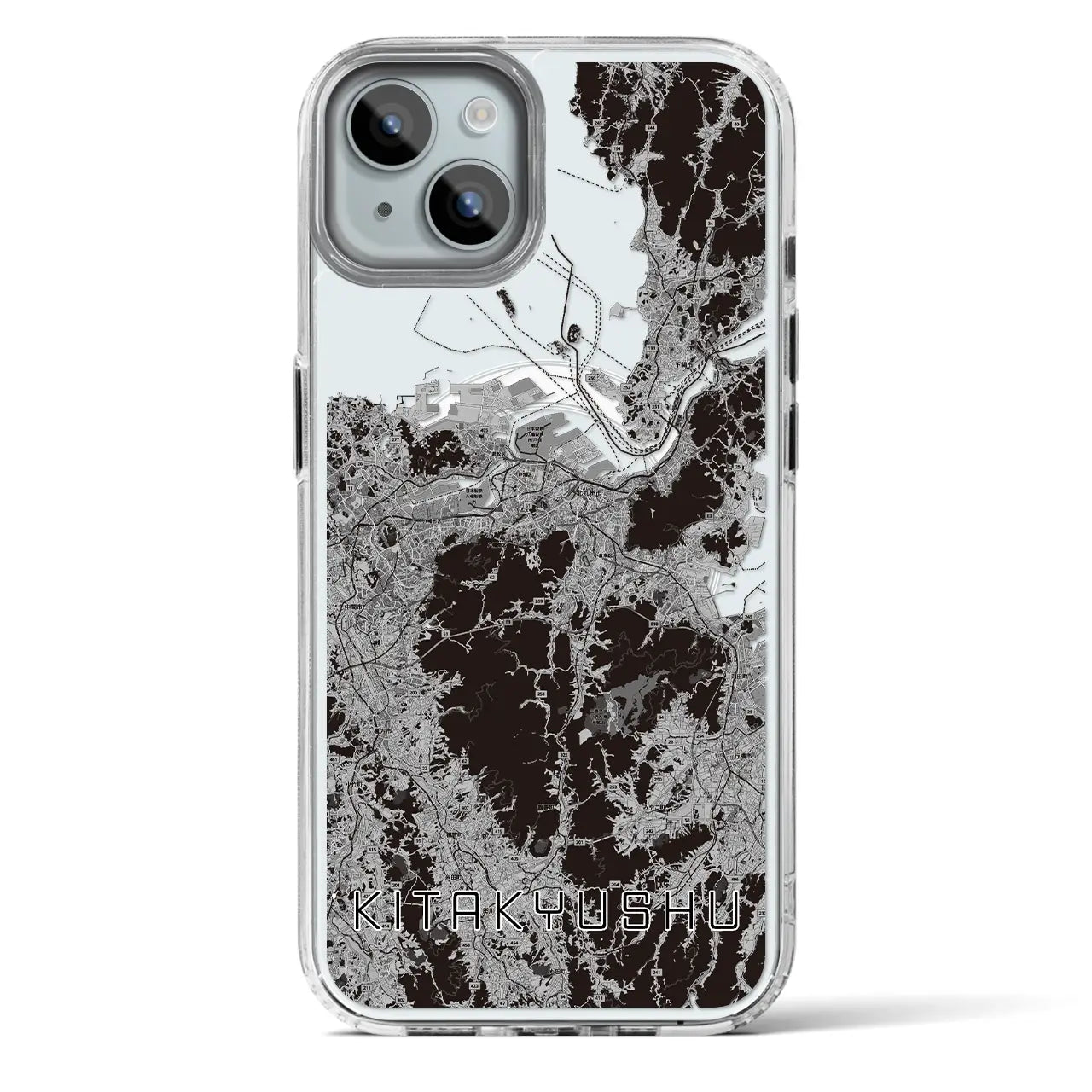 【北九州（福岡県）】地図柄iPhoneケース（MagSafeタイプ）