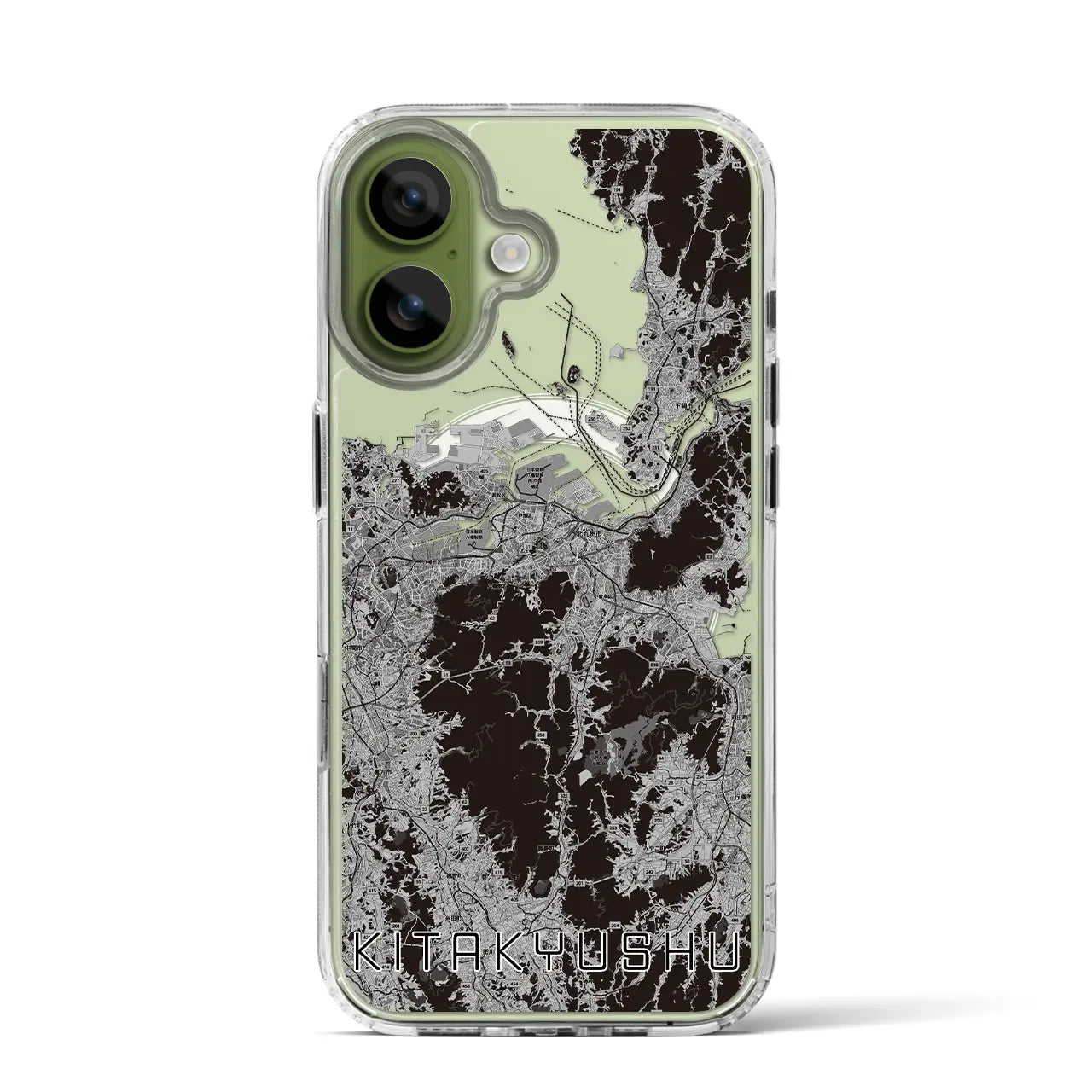 【北九州（福岡県）】地図柄iPhoneケース（MagSafeタイプ）