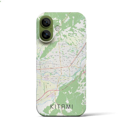 【北見（北海道）】地図柄iPhoneケース（バックカバータイプ）